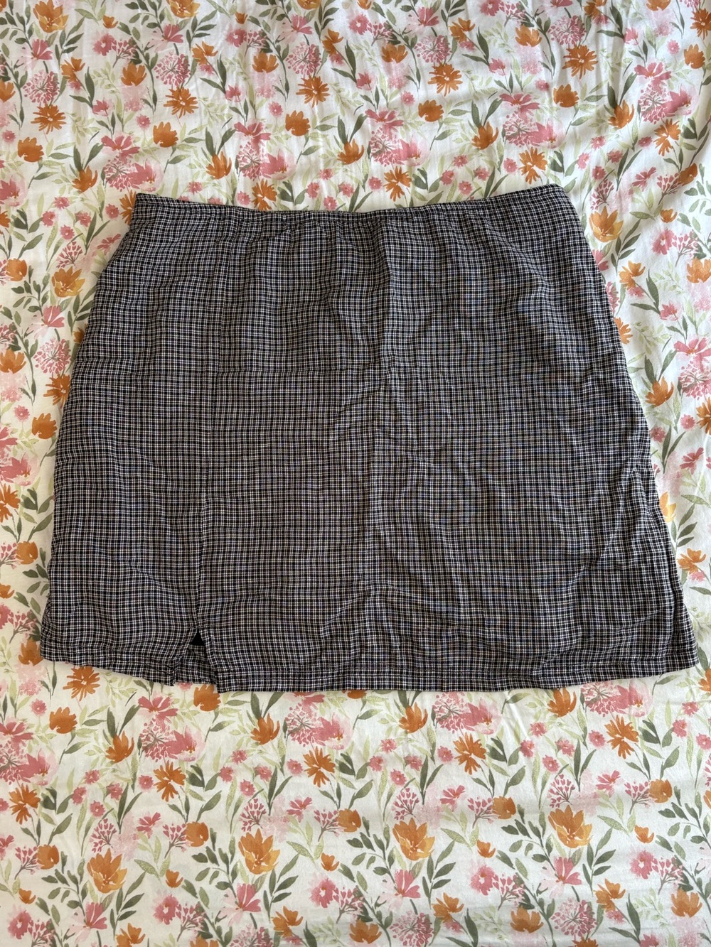American Eagle NWT Black and White Plaid Skirt Size M - Picture 1 of 7